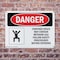 Signmission 7 in H x 10 in W, Plastic, Rectangle, Confined Space May Contain Methane Gas OS-2PACK-DS-P-710-L-1643 - alternate 4